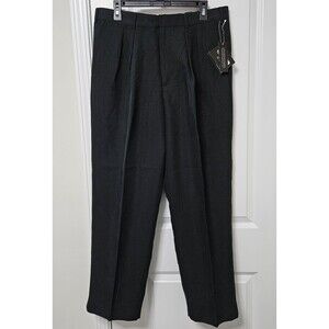 NWT Walter Hagen Golf Pants Men’s 36x32 (34x31) Black Pleated Textured RN#104141